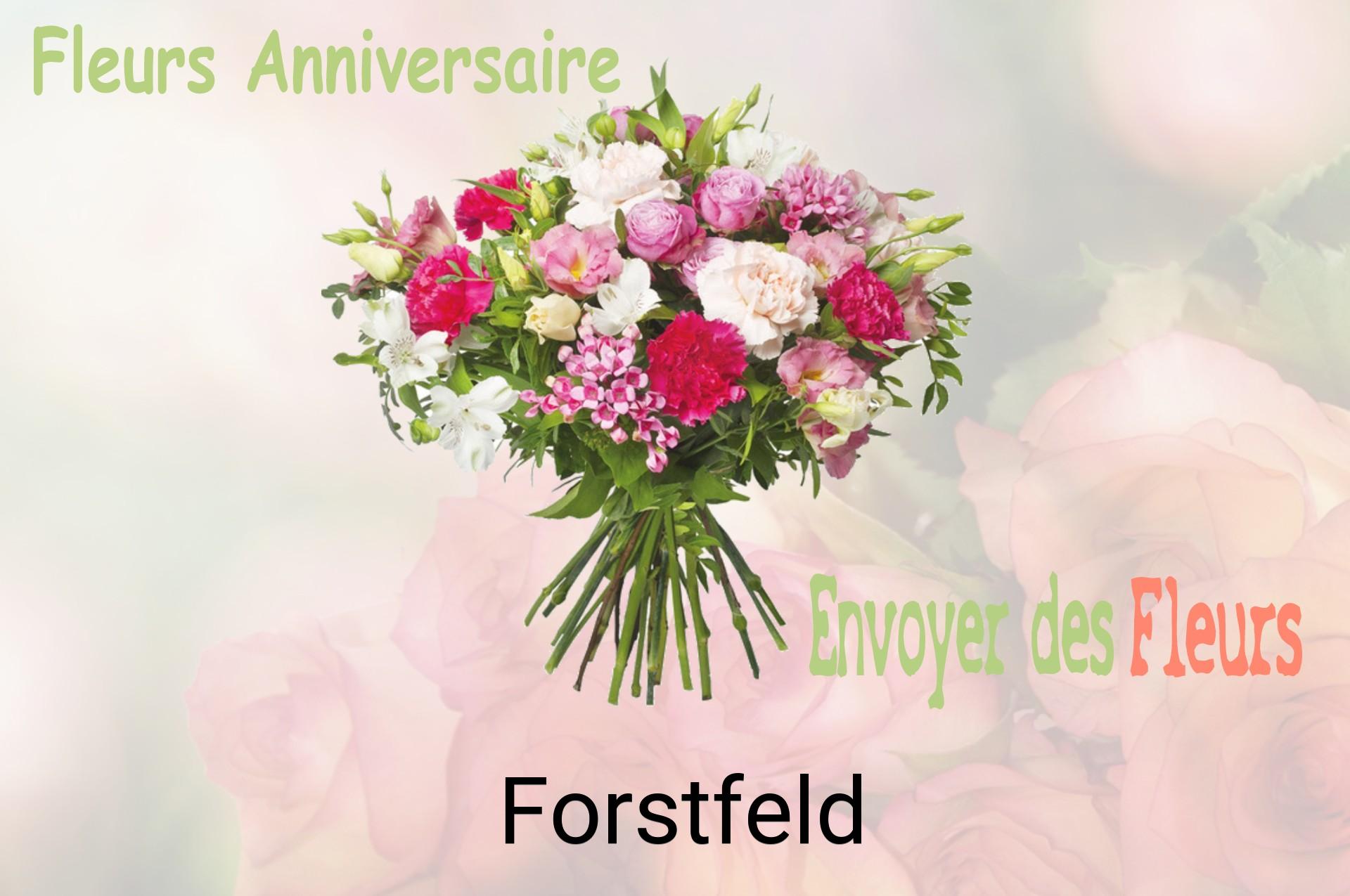 Bouquet de fleurs d’anniversaire livré à Forstfeld