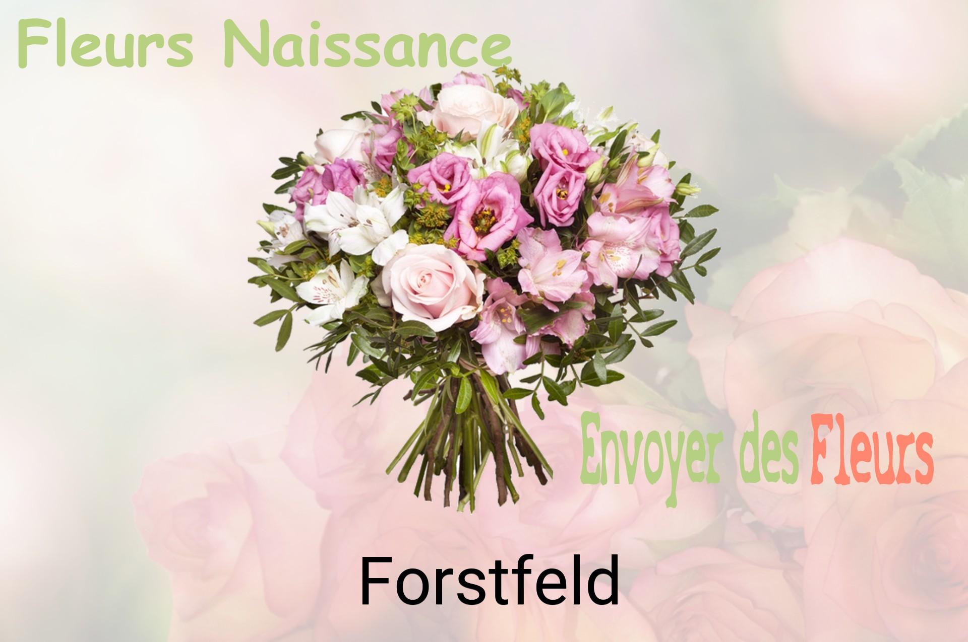 Bouquet de fleurs de naissance livré à Forstfeld
